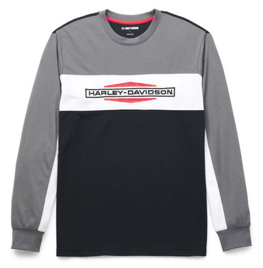 Harley-Davidson® Men's Racing Colorblocked Long Sleeve Jersey Shirt ...