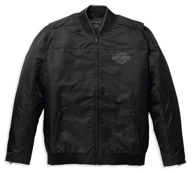 HARLEY-DAVIDSON スカルロゴジャケット ブラック Willie G Skull Graphic Operative 2.0 Riding Shirt Jacket