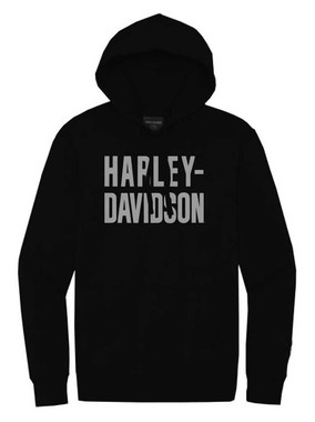 Harley-Davidson Mens Hallmark Foundation Pullover Hoodie, Black 99035-22VM - Wisconsin Harley-Davidson