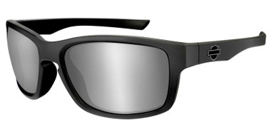 Harley-Davidson Men's Slot Bar & Shield Sunglasses - Silver Lenses/Black Frames - Wisconsin Harley-Davidson