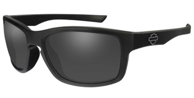 Harley-Davidson Men's Slot Bar & Shield Sunglasses - Gray Lenses/Black Frames - Wisconsin Harley-Davidson