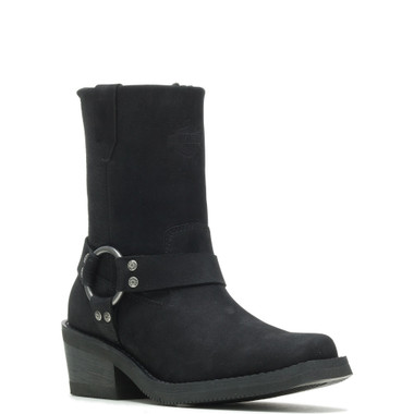 Harley-Davidson Women's Korsen Black or Brown 7-In Fashion Harness Boots D87243 - Wisconsin Harley-Davidson