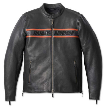 Harley-Davidson® Men's Victory Sweep Vintage Leather Jacket