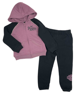 Harley-Davidson® Baby Boys' 2 Piece Infant Fleece Hoodie Jog