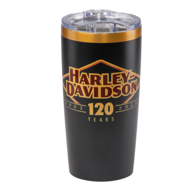 Harley-Davidson 120th Anniversary Logo 20 Oz. Vacuum Insulated, Limited Edition - Wisconsin Harley-Davidson