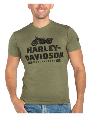 Harley-Davidson Men's Short Sleeve Tee Shirts - Wisconsin Harley-Davidson