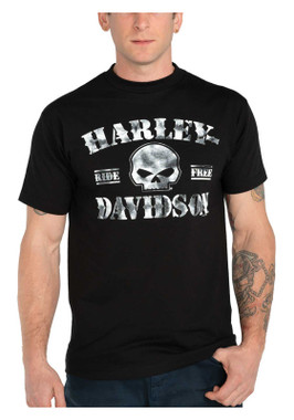 Harley-Davidson Men's Short Sleeve Tee Shirts - Wisconsin Harley