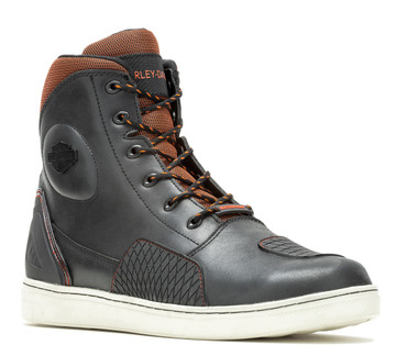 Harley-Davidson® Men's Holtman 6" WP Leather Motorcycle Sneaker Boots, D96303 - Wisconsin Harley-Davidson