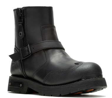 Harley-Davidson® Men's 7.25-Inch Hadan Black Motorcycle Boots