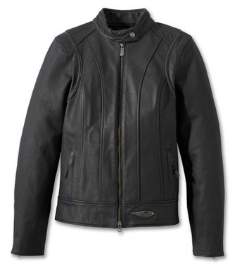 Harley-Davidson® Women's 120th Anniversary Bomber Jacket - Black