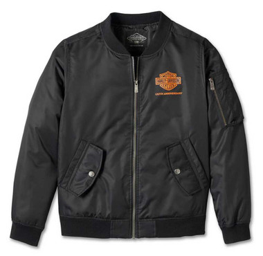 Harley-Davidson® Women's Classic Eagle Colorblocked Bomber Jacket 