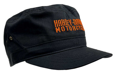 Harley-Davidson Men's We Are 1 Adjustable Closure Cotton Painter's Cap - Black - Wisconsin Harley-Davidson
