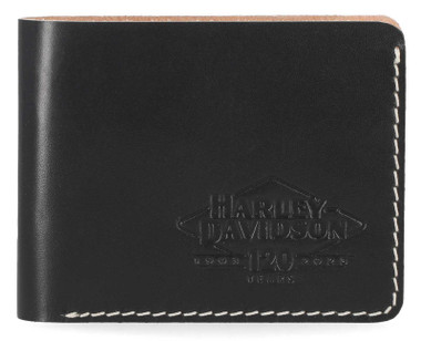 Harley-Davidson® Men's Bar & Shield Leather Billfold Wallet Boxed