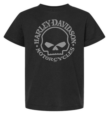 Harley-Davidson® Big Boys' T-Shirt, Double Layer Knit Long Sleeve Tee -  Gray - Wisconsin Harley-Davidson