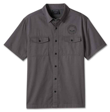 Harley-Davidson® Men's Willie G Skull Short Sleeve Garage