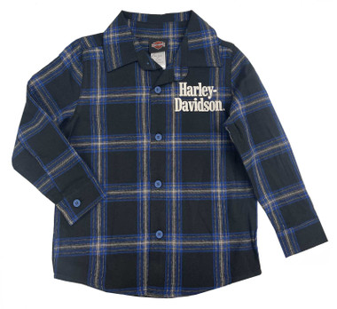 T-shirt Harley-Davidson Enfant Noir - Bad Boys Wear - Taille L - Logo Iron Stallion