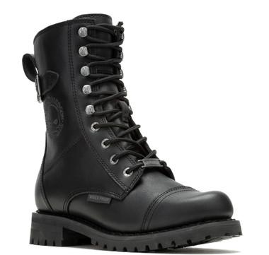 Harley-Davidson® Men's Hustin Skull Waterproof Motorcycle Boots