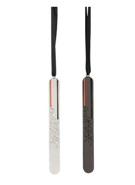 Harley-Davidson 2023 Metal Bar Hanging Holiday Christmas Tree Ornaments Set of 2 - Wisconsin Harley-Davidson