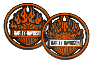 Harley-Davidson Firestarter Cutout Bar & Shield Metal Challenge Coin, 1.75 inch - Wisconsin Harley-Davidson