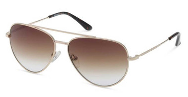 Harley-Davidson Women's Metal Pilot Sunglasses, Shiny Pale Gold Frames - Wisconsin Harley-Davidson