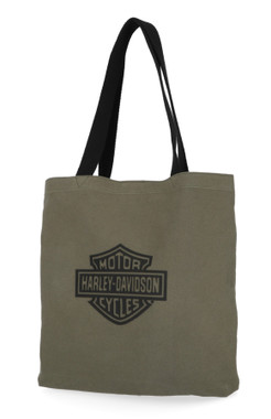 Harley-Davidson Women's Classic Codura Polyester Travel Tote - Gray Green - Wisconsin Harley-Davidson