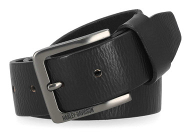 Harley-Davidson® Men's Roller Buckle H-D Logo Genuine Leather Belt