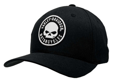 Harley-Davidson Men's Hat Willie G Skull Free Soul Snapback Baseball Cap, Black - Wisconsin Harley-Davidson