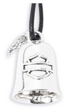 Harley-Davidson® Debossed Four Leaf Clover Ride Bell - Brass
