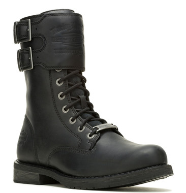 Harley-Davidson® Men's Camden 9-Inch Black or Brown Boots. Inside