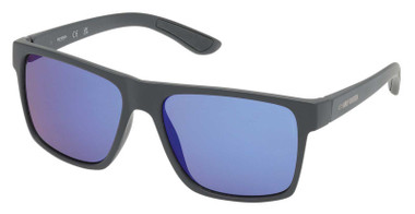 Harley-Davidson Men's Navigator Sunglasses Matte Gray Frame Blue Mirror Lens - Wisconsin Harley-Davidson