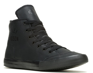 Harley-Davidson® Footwear Men's Nat High-Top Black Sneakers