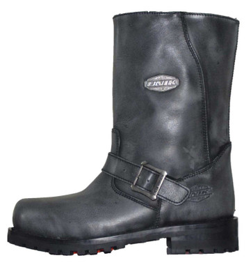Unik Just for Bikers Men's Premium Gray Cowhide Leather Motorcycle Boots, 10001-GY - Wisconsin Harley-Davidson