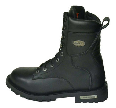 Unik Just for Bikers Men's Premium Black Leather Classic Motorcycle Boots, 10002-M - Wisconsin Harley-Davidson