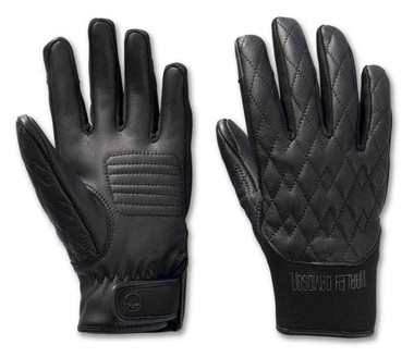 Harley-Davidson Women's Willie G Skull Leather Full-Finger Gloves 97127-25VW - Wisconsin Harley-Davidson