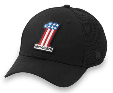 ハーレーダビッドソン 39THIRTY キャップ 送料無料&追跡付き Harley-Davidson® Men's #1 Logo Fitted 39THIRTY Baseball Cap
