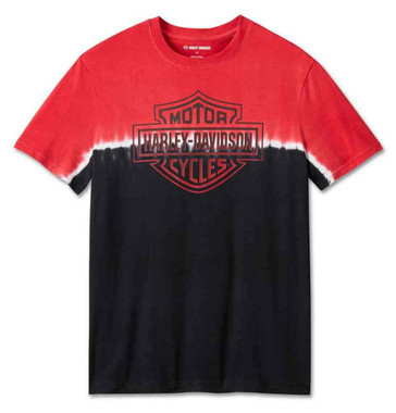 ◆Harley Davidson◆ World Finest Short Sleeve T-Shirt Red HH Harley Davidson - T-shirty męskie czerwone - Największy