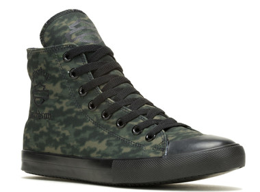 Harley-Davidson Men's Baxter High-Top Camo Black/Green Sneakers, D93903 - Wisconsin Harley-Davidson