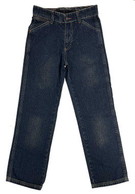 Harley-Davidson Big Boys' Bar & Shield Logo Denim Bootcut Jeans - Dark Blue - Wisconsin Harley-Davidson