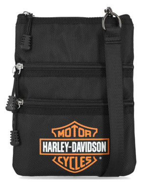 Harley-Davidson® Bar & Shield Roses Graphic Backpack w/ Adjustable