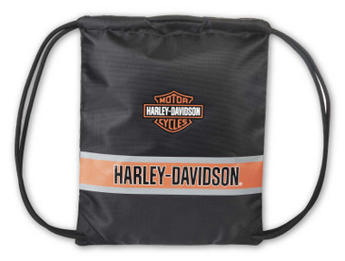 Harley-Davidson Vintage Bar & Shield Quick-Draw Polyester Backpack - Black - Wisconsin Harley-Davidson