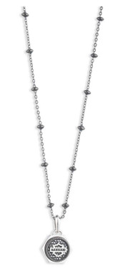 Harley-Davidson Women's 16 in. Hexagon Bar & Shield Pendant Chain Necklace - Wisconsin Harley-Davidson