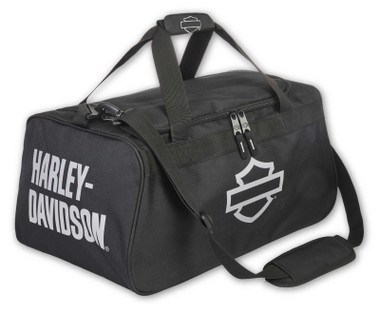 Harley-Davidson Bar & Shield Logo Zipper Rugged Graphic Duffel Bag - Black - Wisconsin Harley-Davidson