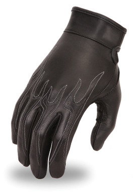 First MFG Women's Gel Palm in Aniline Cowhide Leather Glove FI113GEL (X-Large) - Wisconsin Harley-Davidson