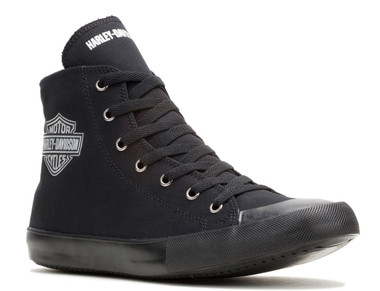 Harley-Davidson® Men's Nathan High-Top Black or White Leather