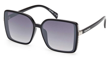 Harley-Davidson Women's Rhinestone Glam Oversized Sunglasses, Black Frames - Wisconsin Harley-Davidson