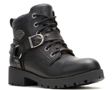Harley-Davidson® Women's Oakleigh Buckle Ride Black WP Motorcycle