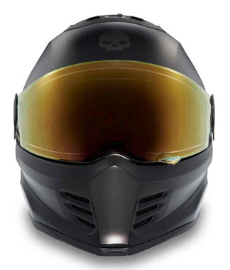 Harley-Davidson Men's Division X15 Skull Full Face Helmet, Black 98105-25VX - Wisconsin Harley-Davidson