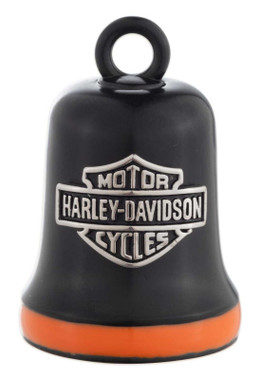 Harley-Davidson® Engraved Bar & Shield Logo Ride Bell With Blue