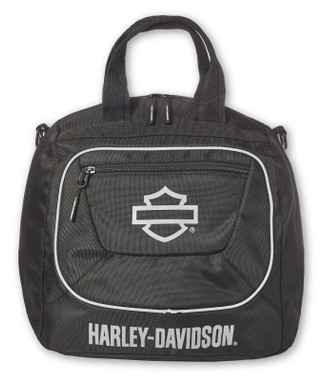 Harley-Davidson Classic Bar & Shield Logo Helmet Bag, Rugged Polyester Black - Wisconsin Harley-Davidson