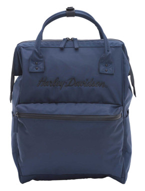 Harley-Davidson Women's Black Opal Tote Backpack w/Hideaway Straps, Peacoat Blue - Wisconsin Harley-Davidson